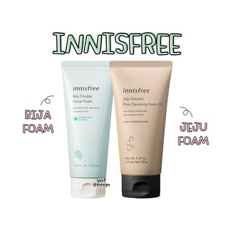 (พร้อมส่ง) Innisfree Bija Foam / Jeju Foam โฟมบิจา โฟมเจจู