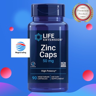 Life Extension Zinc Caps 50 mg / 90 Vegetarian capsules