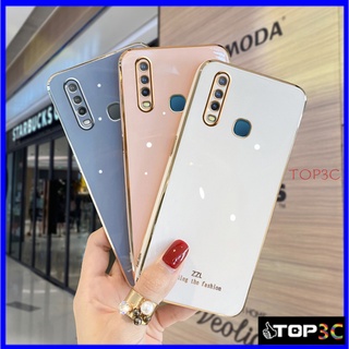 เคส Vivo Y17 เคส Vivo Y15 เคส Vivo Y12 เคส Vivo Y11 เคส Vivo Y19 เคส Vivo Y20 Y12A Y12S Y20S Y95 Y93 Y91 Y91i Y91C Y1S Y50 Y30 เคสโทรศัพท์มือถือแฟชั่น ขอบตรง ลาย ZB สําหรับ