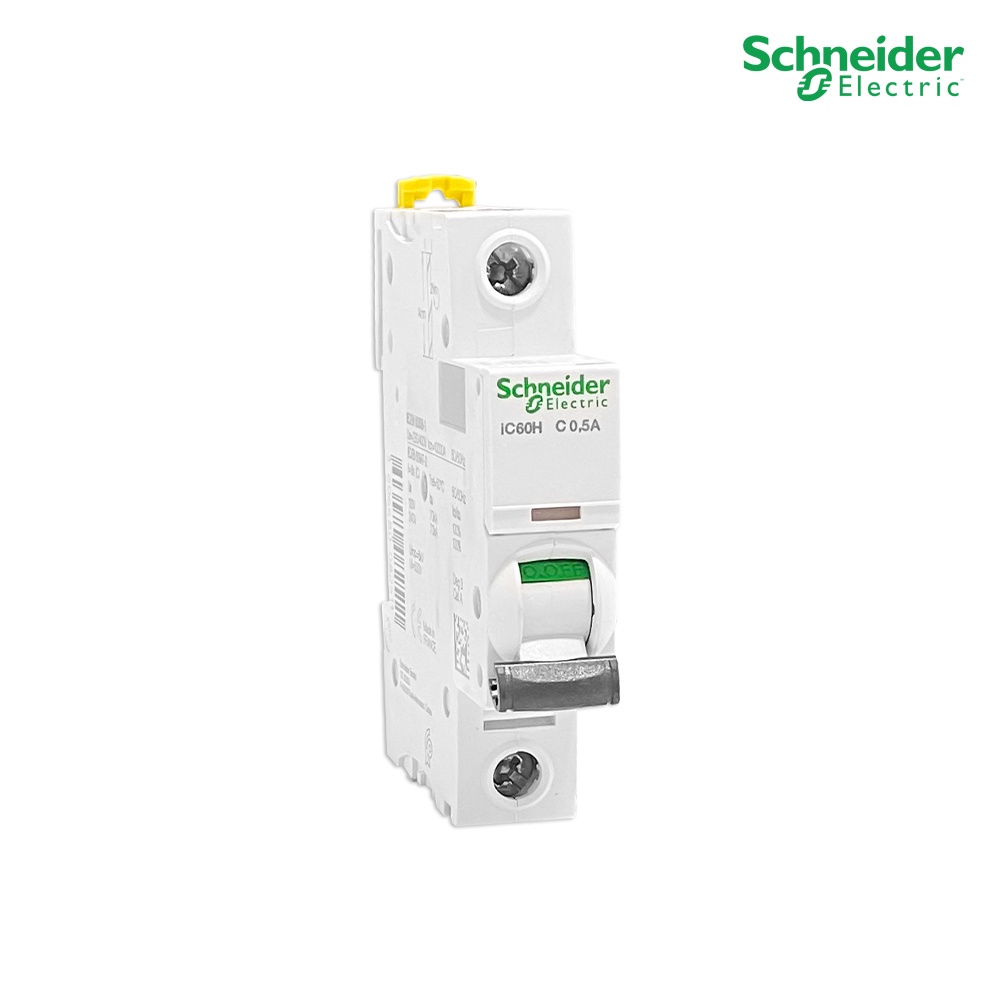Schneider A9F84170 Miniature circuit-breaker, Acti9 iC60H, 1P, 0.5 A, C curve, 10000 A (IEC 60898-1)