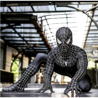 ชุดจั๊มสูทคอสเพลย์ Venom Spiderman สไตล์ภาพยนตร์