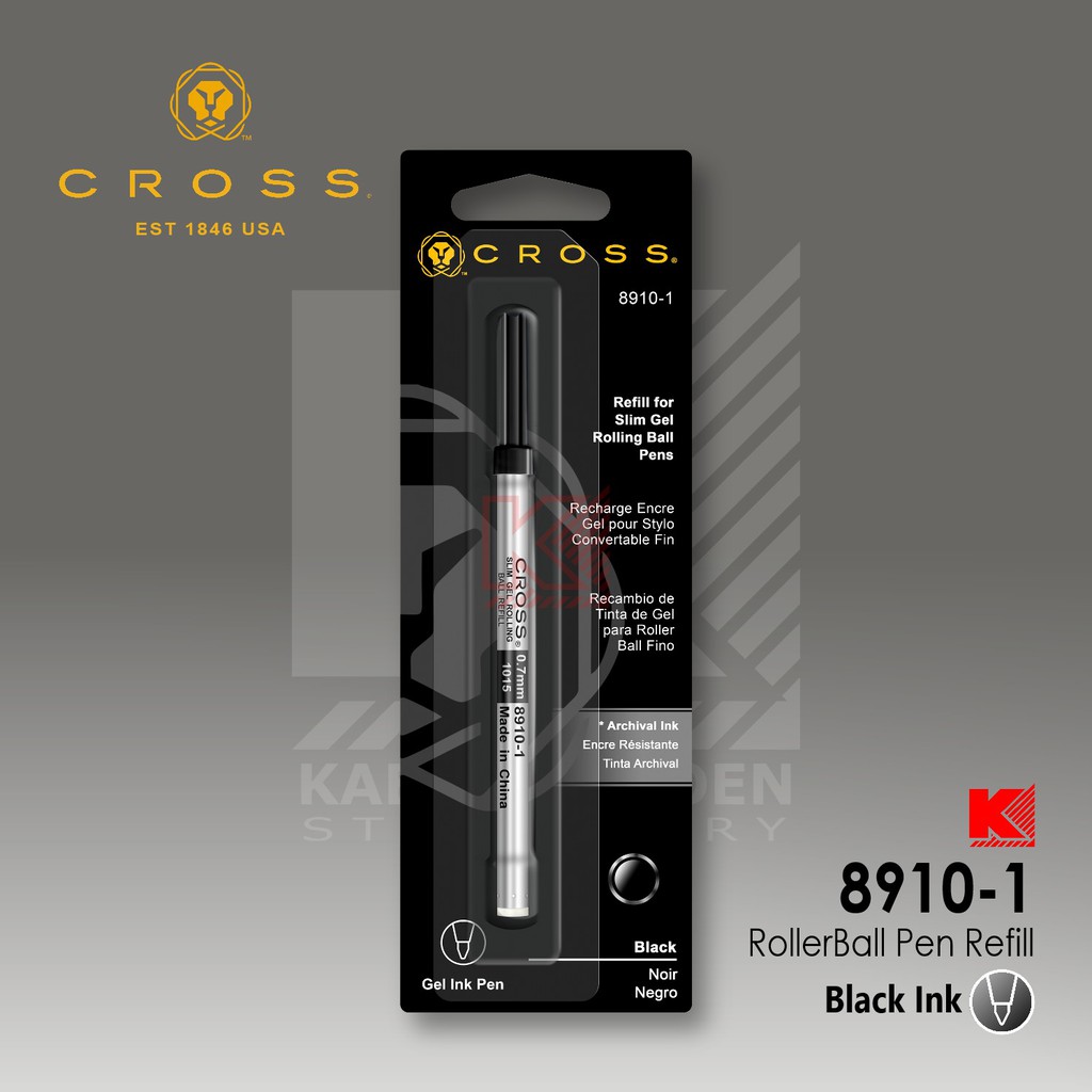 ไส้ปากกาโรลเลอร์บอล Cross Slim Gel รุ่น 8910