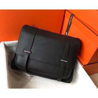 กระเป๋า MESSENGER BAG TOGO LEATHER งานออริทำจากหนังแท้ทั้งใบ ขนาด | 33*12*26CM | ถ่ายสดจากสินค้าจริง100%