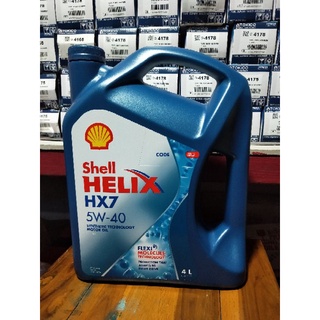 น้ำมันเครื่องShell สำหรับรถเครื่องยนต์เบนซิน5W-40สูตรใหม่มาตรฐาน