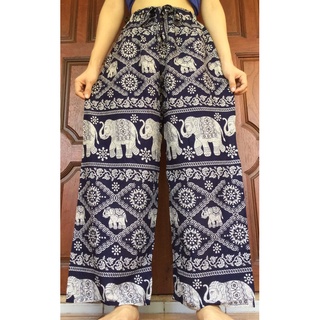 กางเกงขายาวผู้หญิงแฟชั่น กางเกงลายช้าง กางเกงสาวอวบ Elephant Pants/Harem pants/Thailand Pants/Yoga pants