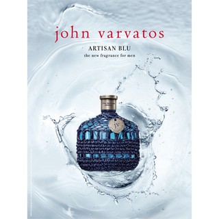 John Varvatos Artisan Blu Edt For Men 125 ml. ( Tester Box)