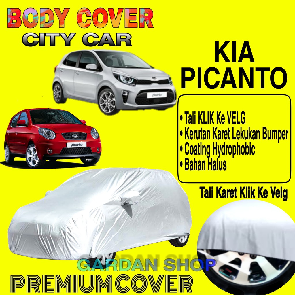 KIA PICANTO ผ้าคลุมรถธรรมดา ผ้าคลุมรถ Kia Picanto PREMIUM