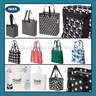 IKEA *พร้อมส่ง* กระเป๋าช้อปปิ้ง กระเป๋าผ้า ถุงผ้า โพลีโพรพิลีน ของแท้ 100% Tote bag