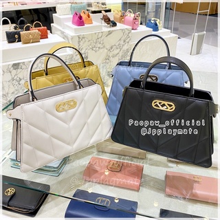 LYN กระเป๋าสะพายข้าง LYN รุ่น Phoenix M Top Handle Bag : LL22FBF210 แท้จากชอป พร้อมอุปกรณ์