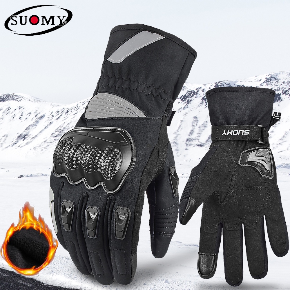 Suomy ถุงมือ กันน้ํา ให้ความอบอุ่น ฤดูหนาว สําหรับขี่รถจักรยานยนต์วิบาก M-XXL WP-06