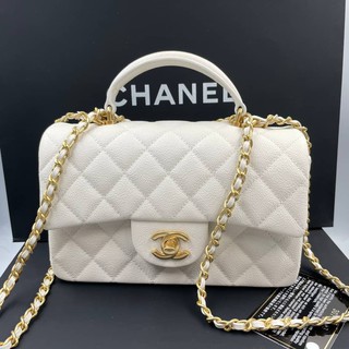 #Chanel #miniflapclassictophandle #2021 เกรด Vip Size 20cm อุปกรณ์ full box set