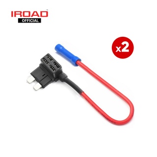 IROAD Standard Fuse Tap ฟิวแทปไม่ตัดต่อสายไฟสำหรับรถยนต์ ไม่ต้องตัดต่อสายไฟ Standard Fuse , Fuse tap Standard