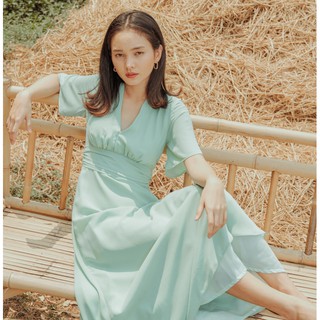 Elsa Dress by hersofficial.bkk [Color: Mint ]