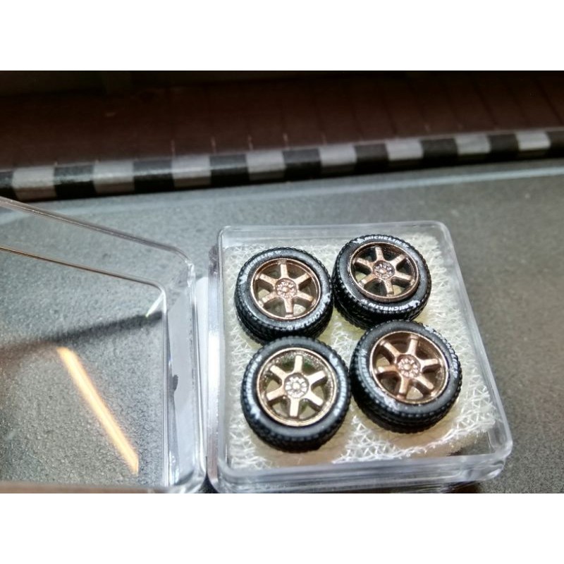 TE37 gun matal 10 m.m.มีแกนล้อ 1/64