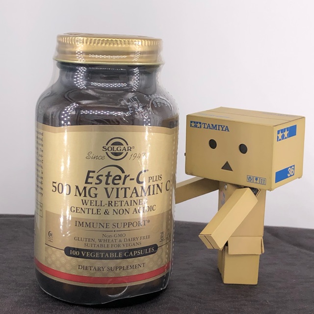 ((พร้อมส่ง))Solgar, Ester-C Plus, Vitamin C 500Mg, 100 Veg Capusles
