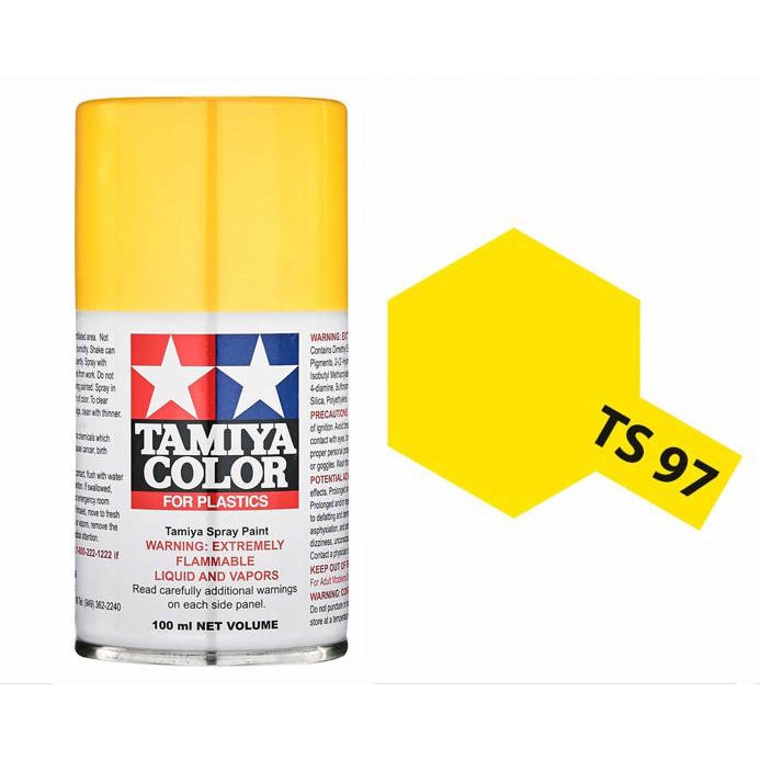 TAMIYA 85097 TS-97 PEARL YELLOW (GLOSS) สีสเปรย์ทามิย่า พ่นงานโมเดล