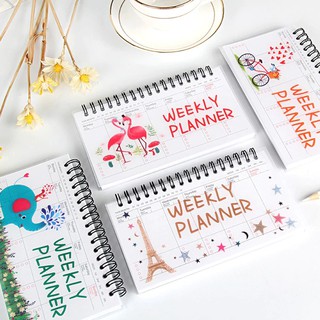 Kawaii Week Plan Memo Book 50 Sheet Weekly Daily Notebook Agenda Organizer