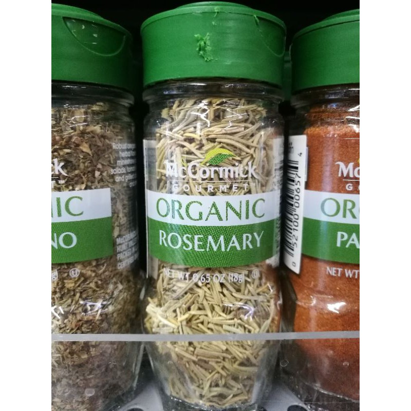 ใบโรสแมรี่ ออร์แกนิค 100% McCormick100% Organic Rosemary Leavs 18 g.