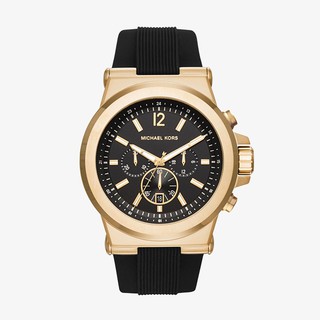 MICHAEL KORS นาฬิกาข้อมือผู้ชาย รุ่น MK8445 Dylan Chronograph - Black Dial