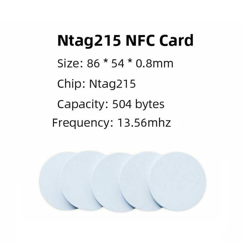 【ขายดี】ชิปเหรียญ Pvc สําหรับ NTAG215 NFC 215 100 ชิ้น ต่อล็อต #1