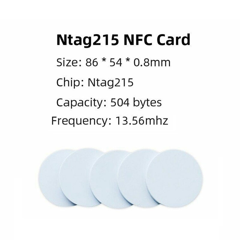 【ขายดี】ชิปเหรียญ Pvc สําหรับ NTAG215 NFC 215 100 ชิ้น ต่อล็อต #6