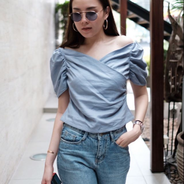 Tshoppppp linen crop