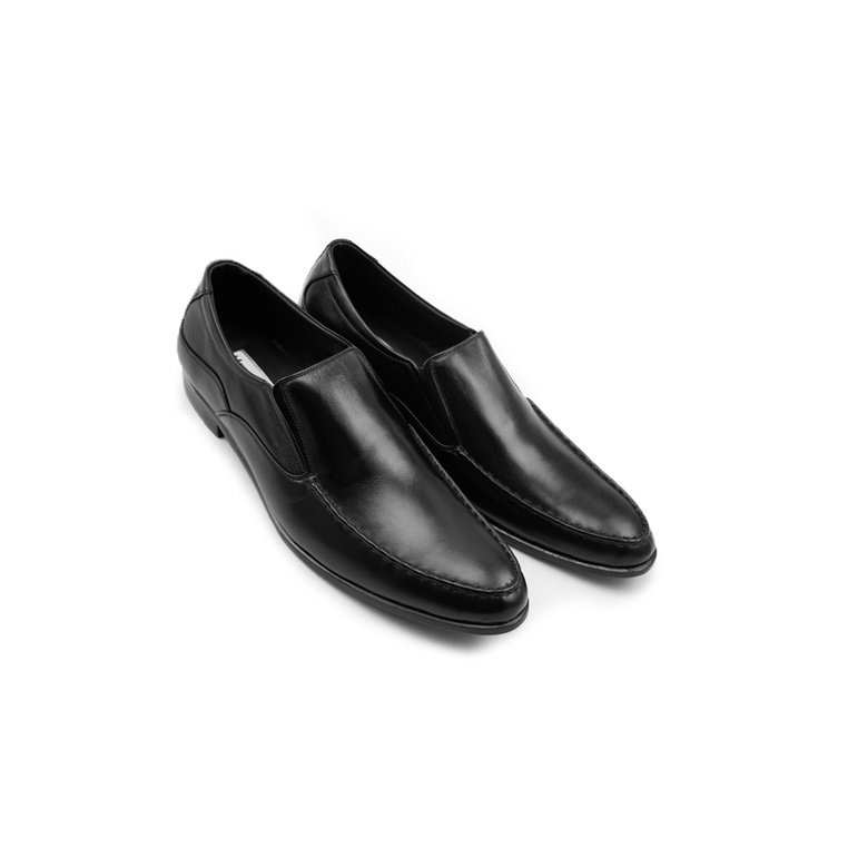 MANWOOD รองเท้าคัชชู หนังแท้ รุ่น DE3082-51 สีดำ