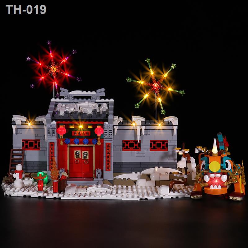 ◘✳△[Building block soul] VONADO for Lego 80106 Chinese New Year s Story ไฟ LED สไตล์จีน