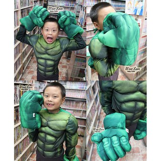 ถุงมือนวมฮัลค์ มือนวมยักษ์เขียว Hulk Gloves