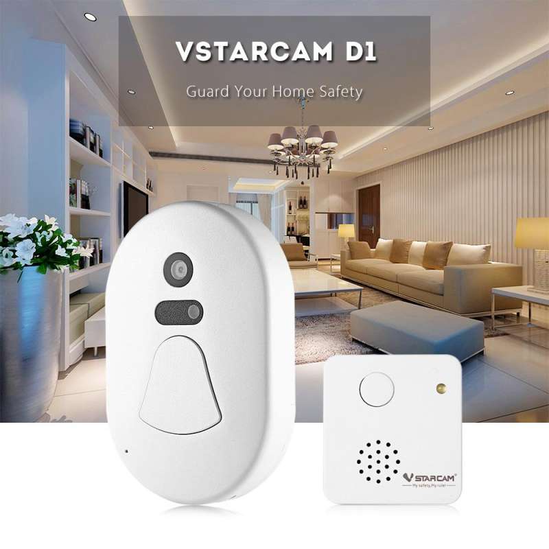 Vstarcam  D1 Smart Wifi  Doorcam Doorbell  Door bell  กระดิ่งติดกล้อง เมื่อมีคนกดกริ่ง จะโชว์ภาพที่ม