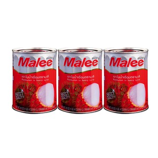 มาลี เงาะในน้ำเชื่อม 20 ออนซ์ x 3 กระป๋อง Malee Rambutan in syrup, 20 oz. X 3 cans