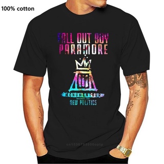 [S-5XL] เสื้อยืด พิมพ์ลาย Fall Out Paramore Man 2 MEdfib69DOigmj34 สไตล์คลาสสิก สําหรับผู้ชาย