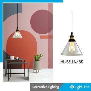 Lighttrio โคมไฟแขวนเพดาน สไตล์โมเดิร์น โคมไฟห้อย ไฟเพดาน รุ่น HL-BELLA (ไม่รวมหลอดไฟ)