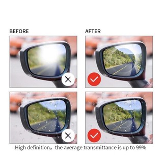 แผ่นฟิล์มกันน้ำ เพื่อการมองเห็น Waterproof Membrane Rearview Mirror T0186