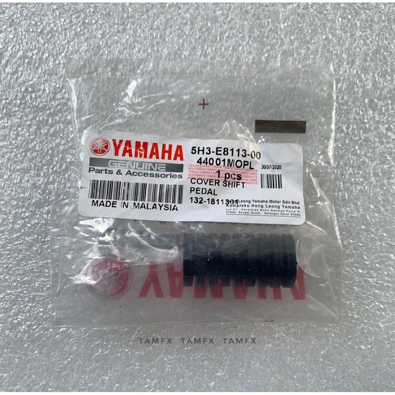 ฝาครอบ SHIFT PEDAL / GEAR PADEL / PADDLE RUBBER / GETAH YAMAHA Y125 Y125Z Y125ZR 125Z 125ZR 5BU 5XK 