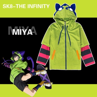 สินค้าพร้อมส่ง Unisex SK8 the Infinity Langa Hasegawa MIYA Cosplay Coat Outwear Hoodies