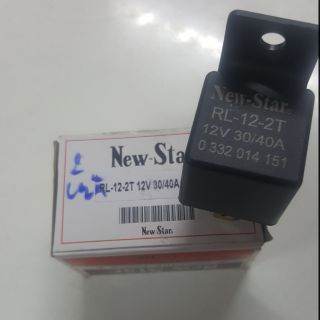 รีเรย์ 2 หน้า 5 ขา 12V. 30a/40a (New Star) 0332014151