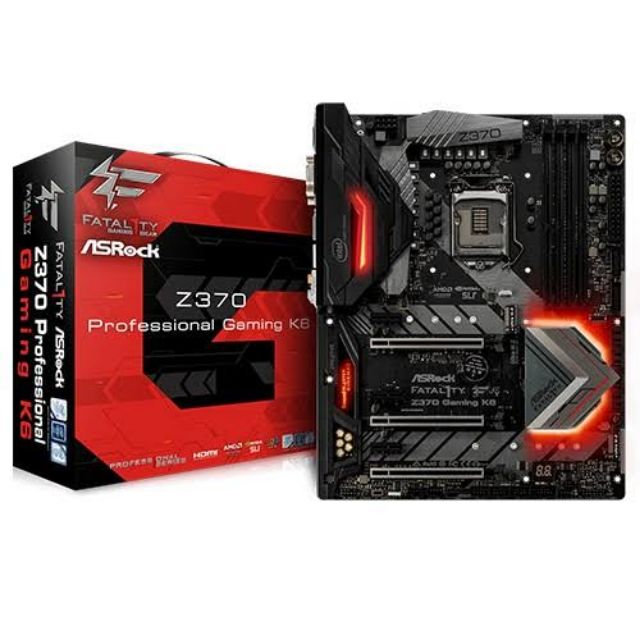 Mainboard Fatal1ty Z370 Gaming K6 มือสอง (ส่งฟรีไม่ต้องใช้โค้ด)