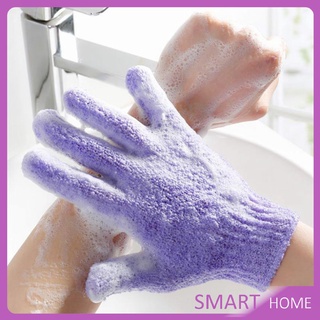 ถุงมืออาบน้ำ ถุงมือขัดผิวอาบน้ำ พร้อมส่ง ขจัดเซลล์ผิวเก่า Glove-style bath towel