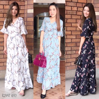 Maxi dress เดรสไขว่หน้า