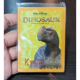 การ์ดเหล็กDisney Dinosaur งานเก่า 20กว่าปีแล้ว(จากTARO)สภาพใหม่สมบูรณ์ งานเก่าเก็บ