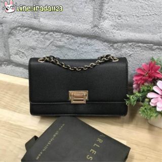 Charles &amp; Keith Weave Chain Shoulder Bag ของแท้ ราคาถูก