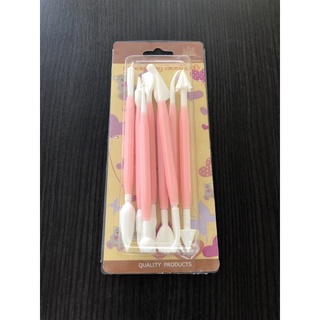 Gum paste/Fondant Modeling Tool Set (สีชมพู sweet pink)