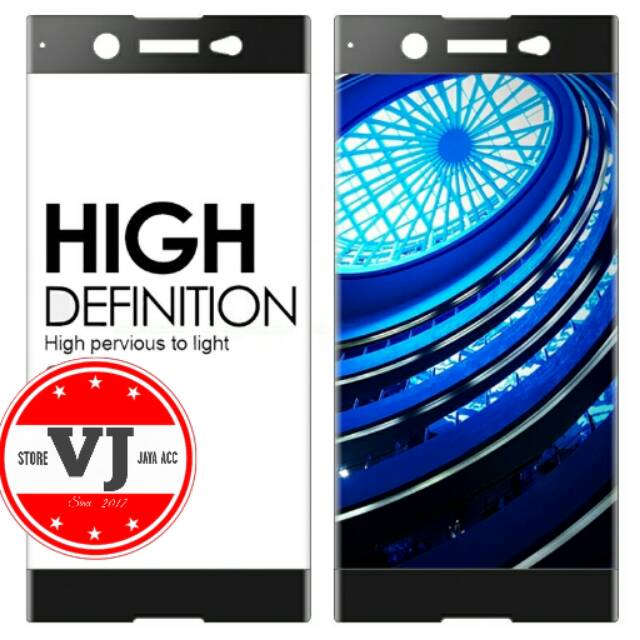 กระจกนิรภัยคลุมทั้งหมด Sony Xperia XA1 Ultra XA 1 Ultra Anti-Scratch Color Sony XA1 Ultra 6 นิ้ว