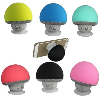 ลำโพงบลูทูธ Mini Mushroom Bluetooth Speaker-สีดำ