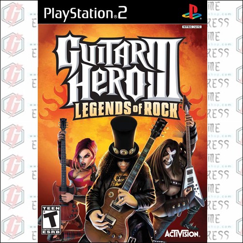 PS2: Guitar Hero 3 Legend of Rock (U) [DVD] รหัส 911