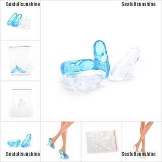 Seafullsunshine รองเท้าคริสตัล 10 คู่