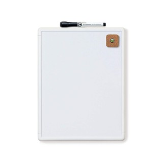 U Brands : UBD252U00-04* กระดานไวท์บอร์ดพร้อมปากกา Contempo Magnetic Dry Erase Board, 11 x 14 Inches, White Frame