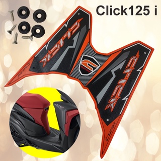 ยาง ปูพื้นเหยียบเท้ากันลื่น สีส้ม-ดำ Click125i / CLICK150i