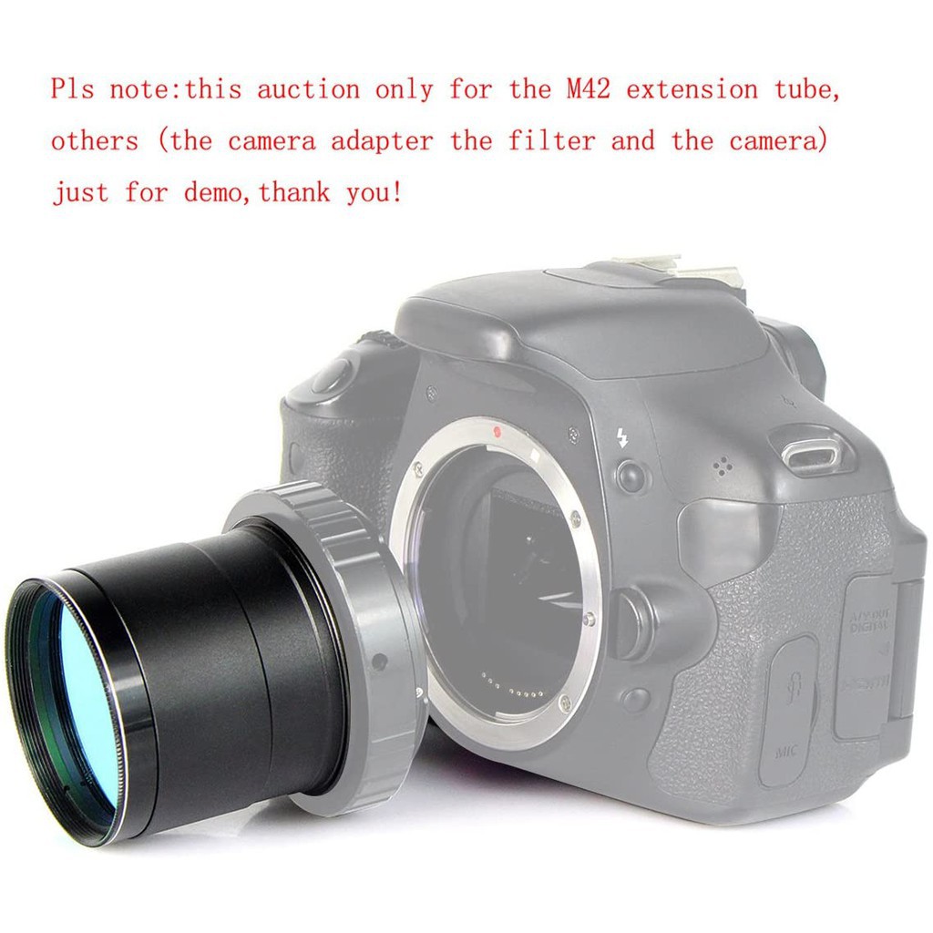 SVBONY กล้องโทรทรรศน์กล้องอะแดปเตอร์ M42 T เมาท์อะแดปเตอร์ SLR กล้อง DSLR กล้องจุลทรรศน์